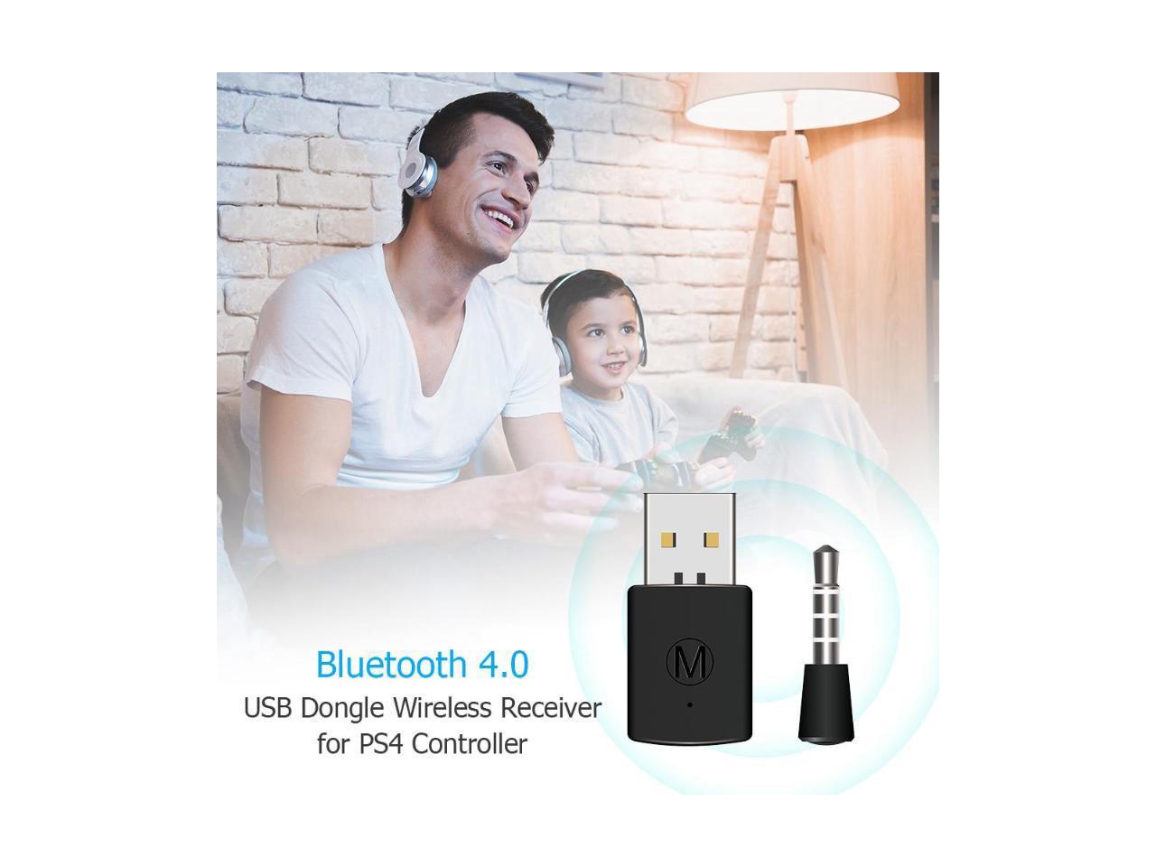 3.5mm Bluetooth 4.0 Dongle USB Adapter Receiver for PS4 Controller Gamepad (1 pcs)